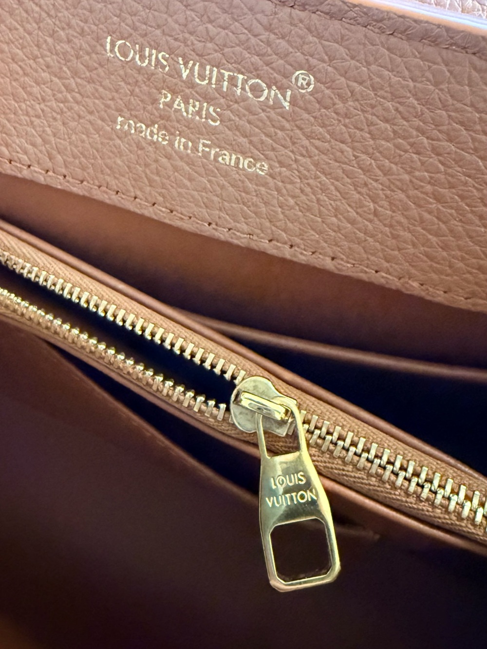 Louis Vuitton Tan Capucines BB - Picture 9 of 12